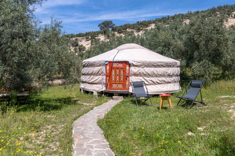 yurt holiday in nature